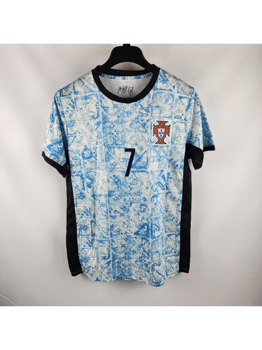 Portugal Jersey Mens Large Multi Portugal 2024 Away Soccer Jersey Ronaldo #7 NWT